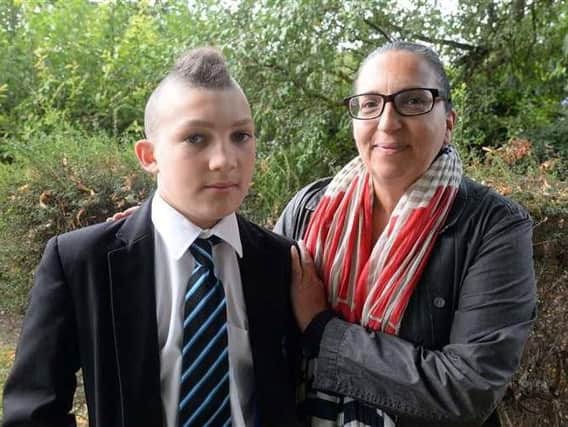 His mother, Romaine Coonghe, criticised Strood Academy in Rochester for not being sensitive to Ethan's ethnicity