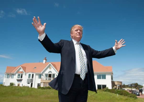 Donald Trump's Turnberry hotel and its links with US military staff and Prestwick Airport are under investigation by Congress.
