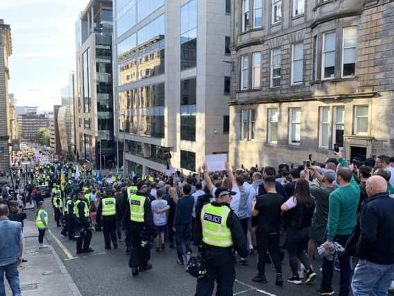 Republican marchers in Glasgow last weekend