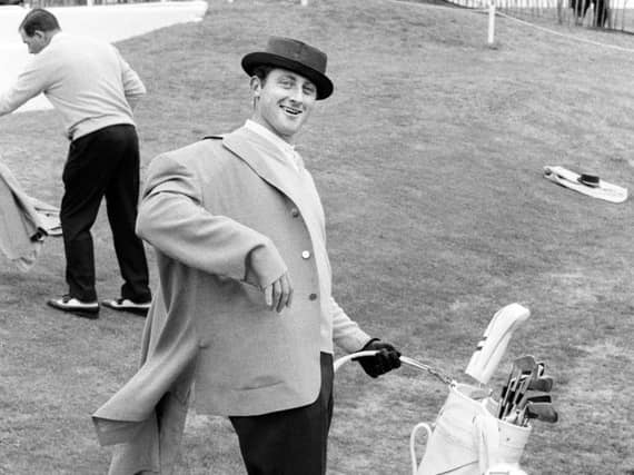 Brian Barnes in 29169 in a joking mood at the preliminaries for the Ryder Cup. PA
