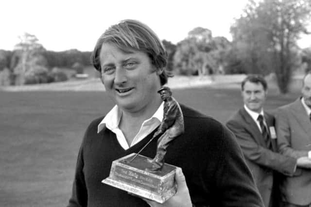Barnes wins the Haig Whisky Tournament Players Championship at Dalmahoy golf course in September 1981