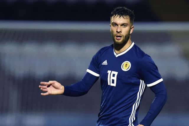 Connor McLennan hit a late double for Scotland Under-21s. Picture: Rob Casey/SNS Group/SFA)