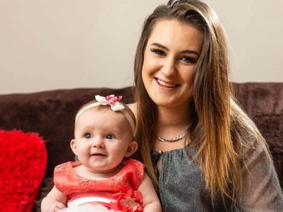 Kiera Meldrum, 20, was offered an abortion every week following her 21-week scan which showed her unborn child had Grade 3 severe ascites to the bowel.