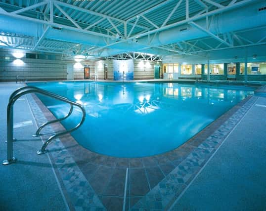 The 17-metre pool, hot tub and adjacent sauna and steam rooms are among a host of family-friendly facilities at Silverdale
