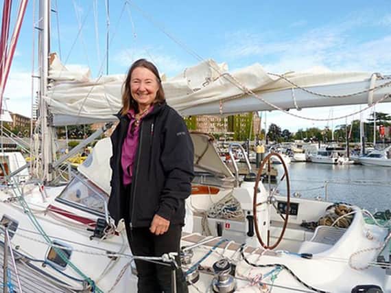 Jeanne Socrates, 77, has become the oldest person to sail around the world solo, non-stop and unassisted.Picture: PA