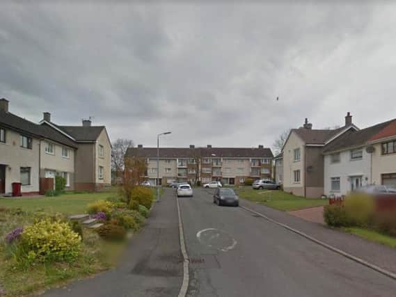 Two men wearing balaclava masks forced entry intoa flat in Gordon Drive where the first man was shot. Picture: Google