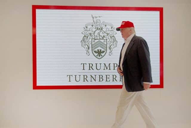 A US Congressional committee investigation is scrutinising US Defence Department payments to President Donald Trump's Turnberry resort and Glasgow Prestwick Airport. Picture: John Devlin