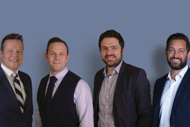 From left: Matt Gray, Sam Paulo, Marcus Di Rollo and Glen Gilson. Picture: contributed.