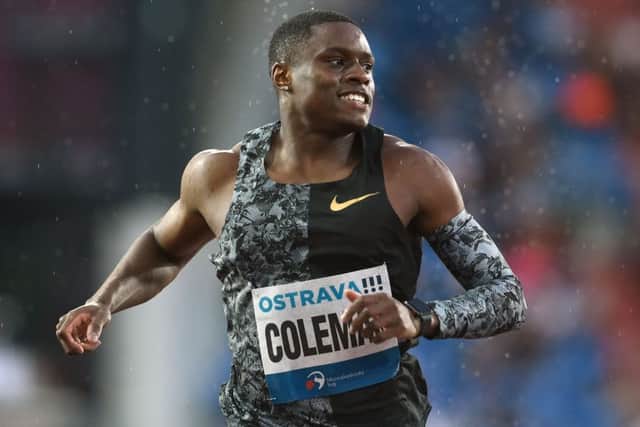Christian Coleman is free to compete at the World Championships. Picture: AFP/Getty Images