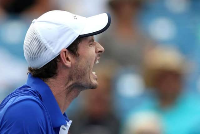 Scottish tennis star Andy Murray.