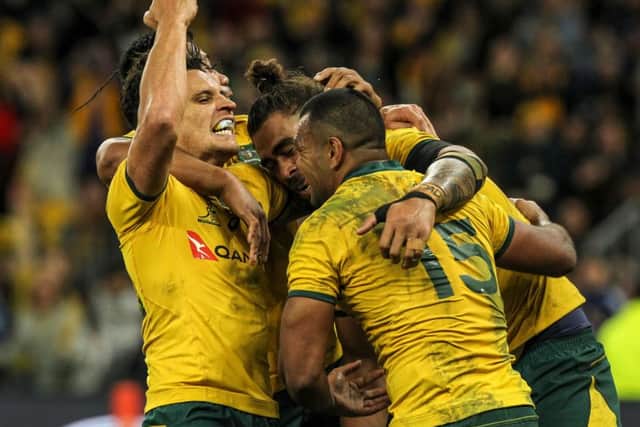 Australia achieved a landmark win against New Zealand in the Bledisloe Cup. Picture: Tony Ashby/AFP/Getty Images