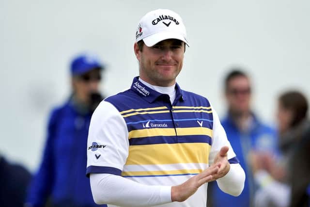 Marc Warren shot a five-under-par 67. Picture: Michael Gillen.