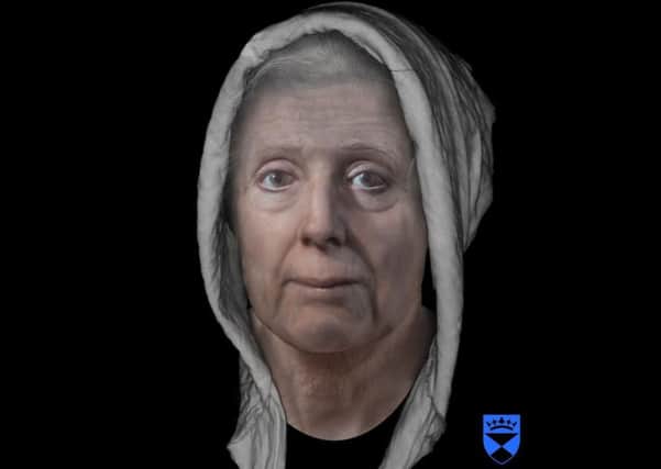 Innocent women like Lilias Adie, her face reconstructed by experts in Dundee, were burned alive (Picture: Centre for Anatomy and Human Identification, University of Dundee/PA)