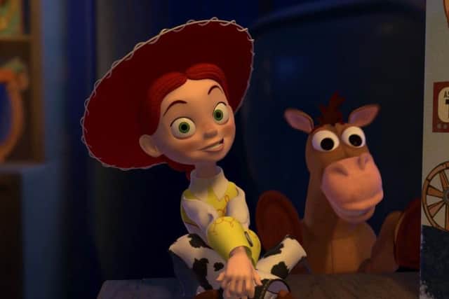 Next, Jessie, the cowgirl who was first introduced to us in Toy Story 2 (2000)