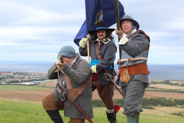 A re-enactment of pivotal moments of the Battle of Dunbar will take place in the town this weekend. PIC: Scottish Battlefields Trust.