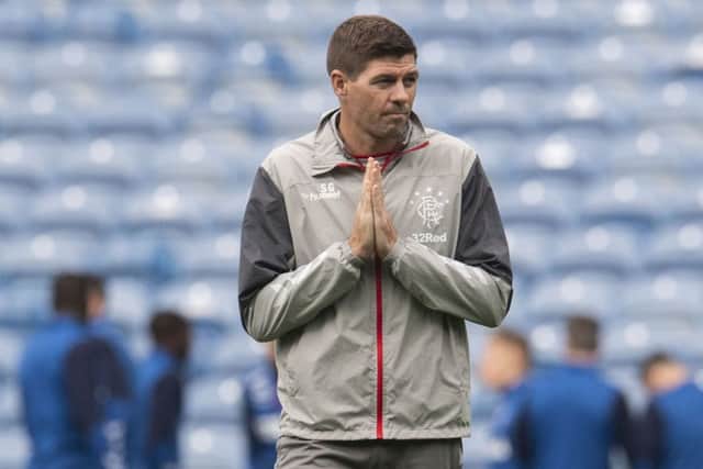 Rangers manager Steven Gerrard is aiming to kickstart another unbeaten run. Picture: Craig Foy/SNS Group