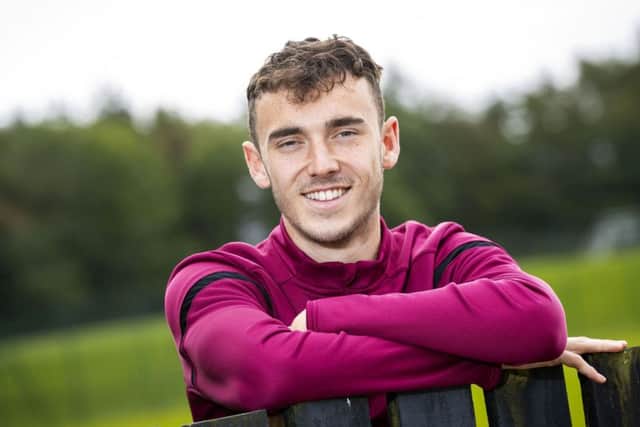 Andy Irving has enjoyed regular first-team involvement with Hearts this season. Picture: SNS.
