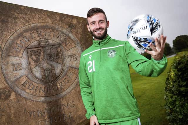 Jason Naismith is aiming to help Hibs climb the table. Picture: Roddy Scott/SNS Group