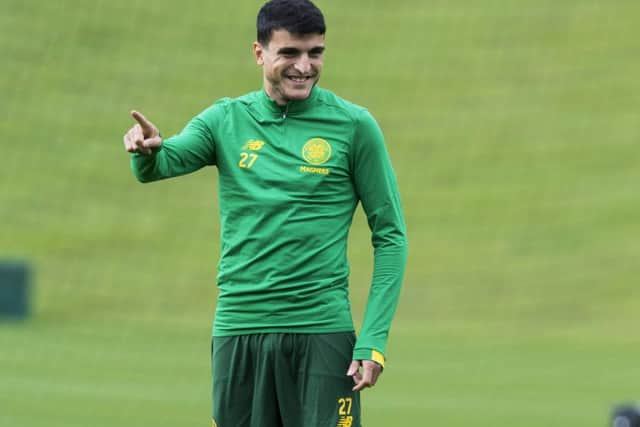 Mohamed Elyounoussi failed to make a mark at Southampton but Neil Lennon believes he acan be a hit at Celtic. Picture: SNS.