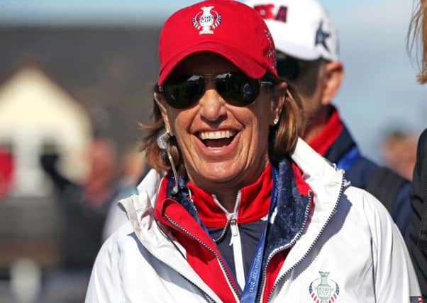US captain Juli Inkster said 'It was painfully slow out there' on the first day of the Solheim Cup. Picture: PA.