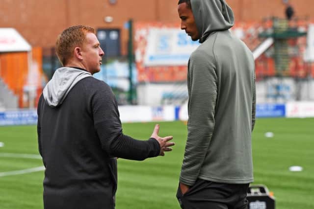 Christopher Jullien and Neil Lennon.