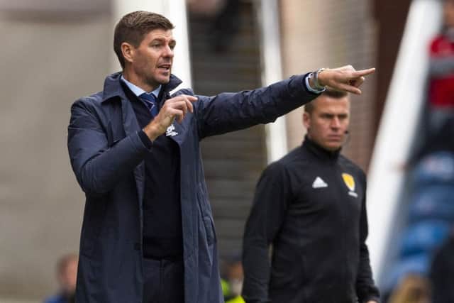 Steven Gerrard has a tough balancing act trying to achieve success with Rangers both at home and abroad. Picture: Alan Harvey/SNS