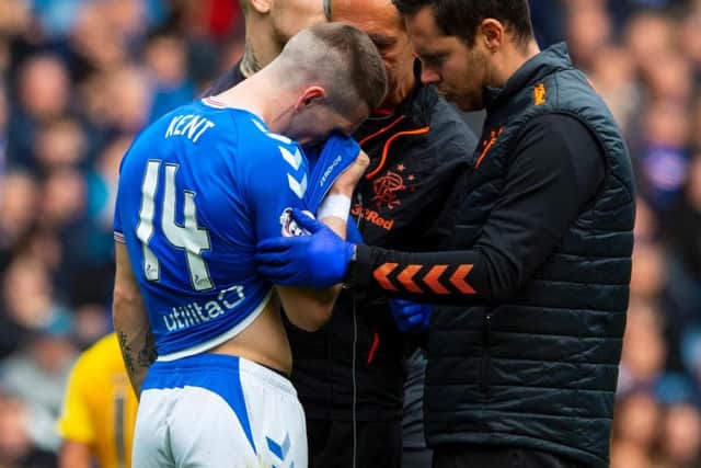 Rangers winger Ryan Kent will miss the club's Europa League clash with Feyenoord and could be out until mid-October. The 7m signing started against Livingston but injured his hamstring in the first half. (Football Insider)