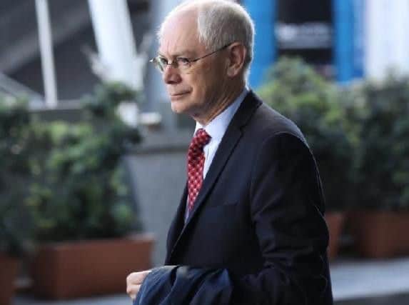 Former EU Council President Herman van Rompuy