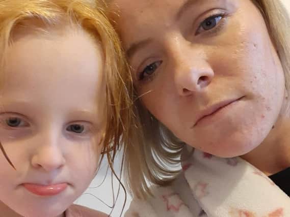 Rebecca Jones was readmitted to Royal Stoke Hospital days after giving birth to her third child Ruby.