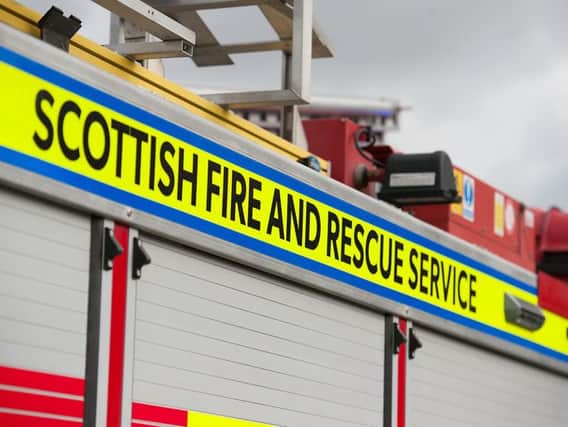 Emergency services were called to the scene of the fireatMains of Panholes.