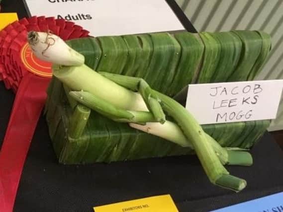 A creative mum-of-three bagged second prize at her town's onion fayre.