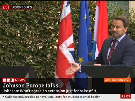Prime Minister Boris Johnson skipped a plan press conference because he was being heckled. Picture: BBC News