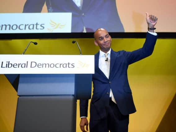 Mr Umunna, once heavily tipped for Labour leader, speaks at the Lib Dem conference.