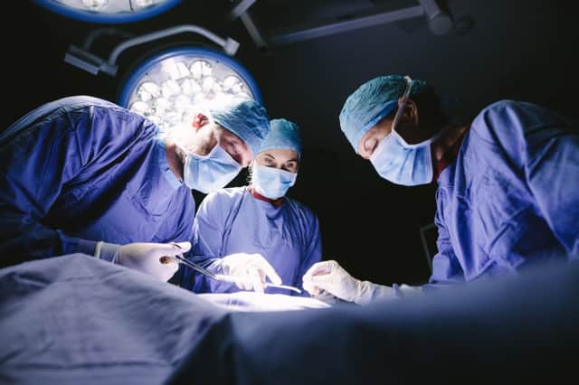 Professor Michael Griffin, president of the Royal College of Surgeons of Edinburgh, said patient safety was being compromised by bullying. Picture: File image of operating room
