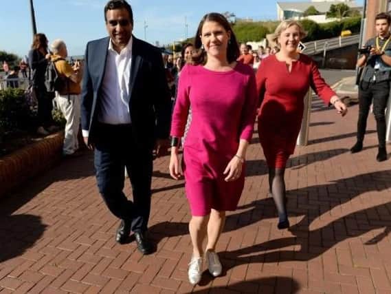 Liberal Democrat leader Jo Swinson at her party's conference Bournemouth