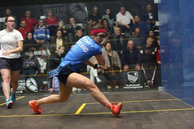 Georgia Adderley will be one of the homegrown stars at the European Squash Club Championships in Edinburgh.