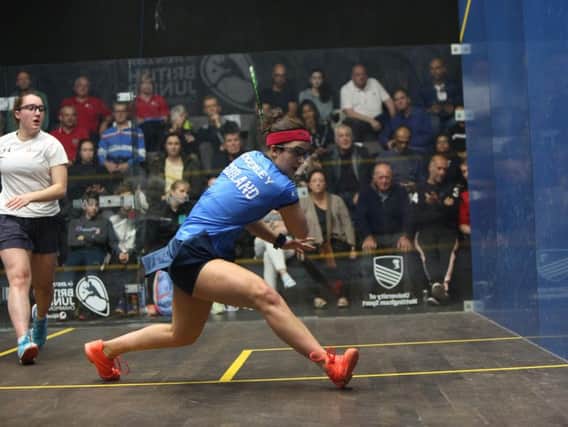 Georgia Adderley will be one of the homegrown stars at the European Squash Club Championships in Edinburgh.