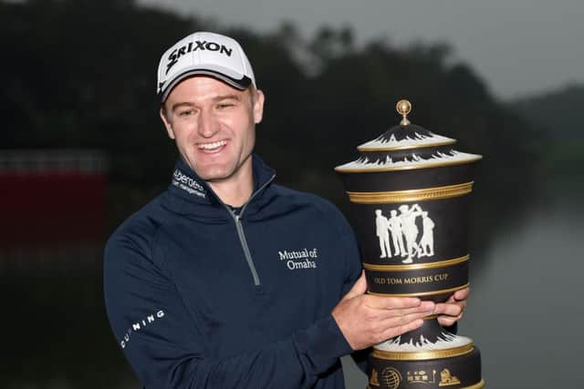 Russell Knox won the WGC-HSBC Champions in Shanghai in November 2015 and reckons he plays his best golf in the autumn. Picture: Ross Kinnaird/Getty Images