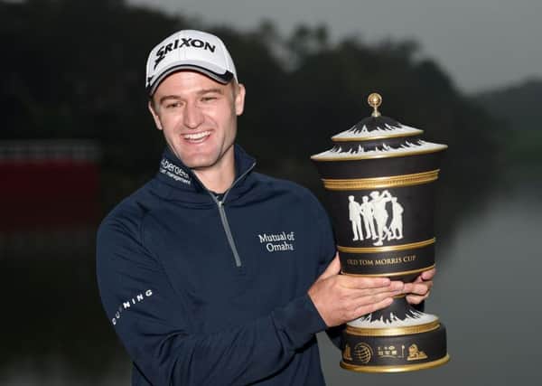 Russell Knox won the WGC-HSBC Champions in Shanghai in November 2015 and reckons he plays his best golf in the autumn. Picture: Ross Kinnaird/Getty Images