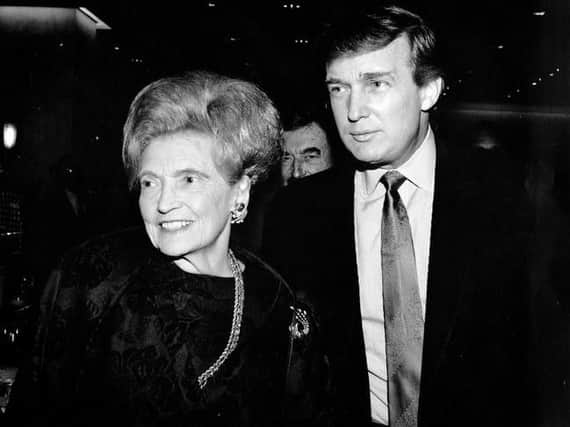 A young Donald Trump with his mother, Mary Anne MacLeod Trump. (Picture: Getty Images)