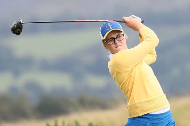 Hannah Darling shone for Europe in the Junior Solheim Cup. Picture: Jamie Squire/WME IMG/WME IMG via Getty Images