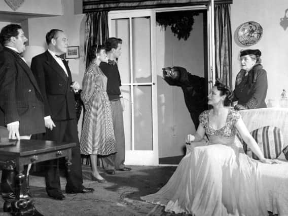 Christine Orr's comedy "East Wind House" is performed in the Princes Theatre, Shandwick Place, Edinburgh, in 1954. A new exhibition is bringing to light the full impact of the writer's work, which has gone largely unnoticed in recent times. PIC: TSPL.