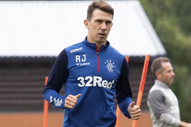 Midfielder Ryan Jack has recovered from his knee problem and is available for Rangers against Feyenoord. Picture: Craig Foy/SNS