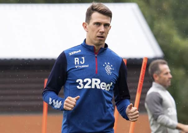Midfielder Ryan Jack has recovered from his knee problem and is available for Rangers against Feyenoord. Picture: Craig Foy/SNS