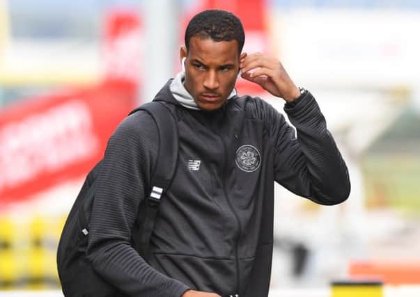 Christopher Jullien, pictured at Glasgow Airport, has been passed fit for the game in Rennes. Picture: Alan Harvey/SNS