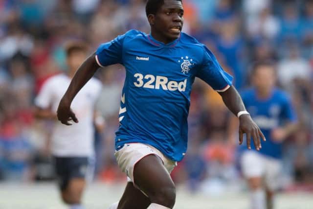 Serge Atakayi scored Rangers' winner. Picture: SNS