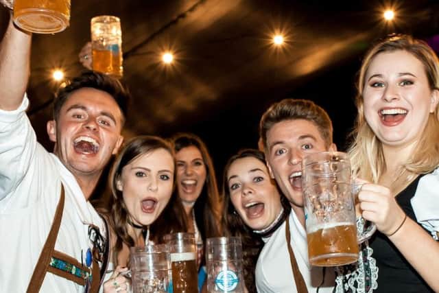 Glasgow has already said its final "prost!" for 2019 but there's plenty of drinking left to do elsewhere. Picture: Glasgow Oktoberfest.