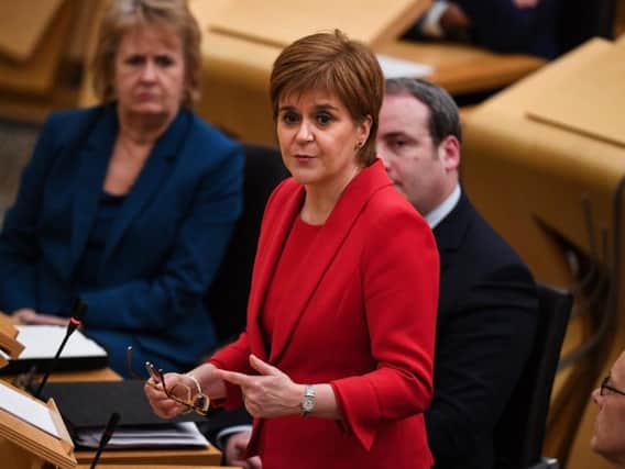 First Minister Nicola Sturgeon was asked about her email use during FMQs.