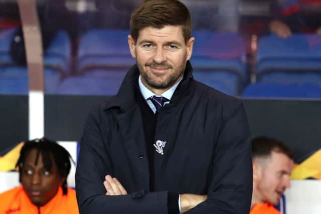 Rangers manager Steven Gerrard. Picture: Andrew Milligan/PA Wire