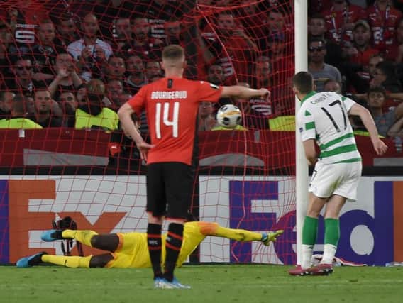 Ryan Christie converts his second-half penalty.